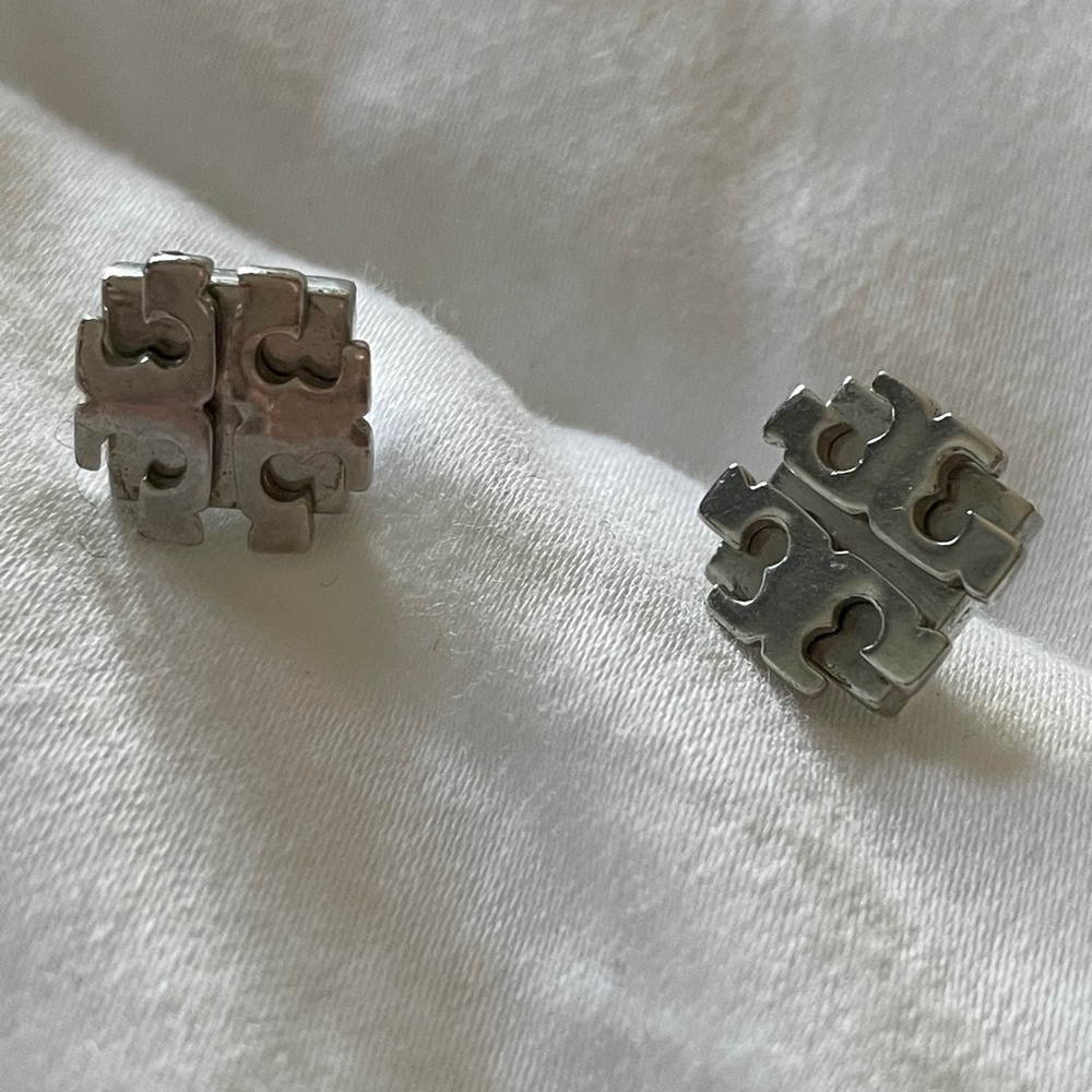 Silver Tory Burch studs